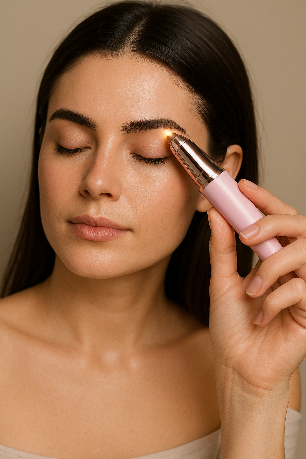 Épilateur électrique pour sourcils